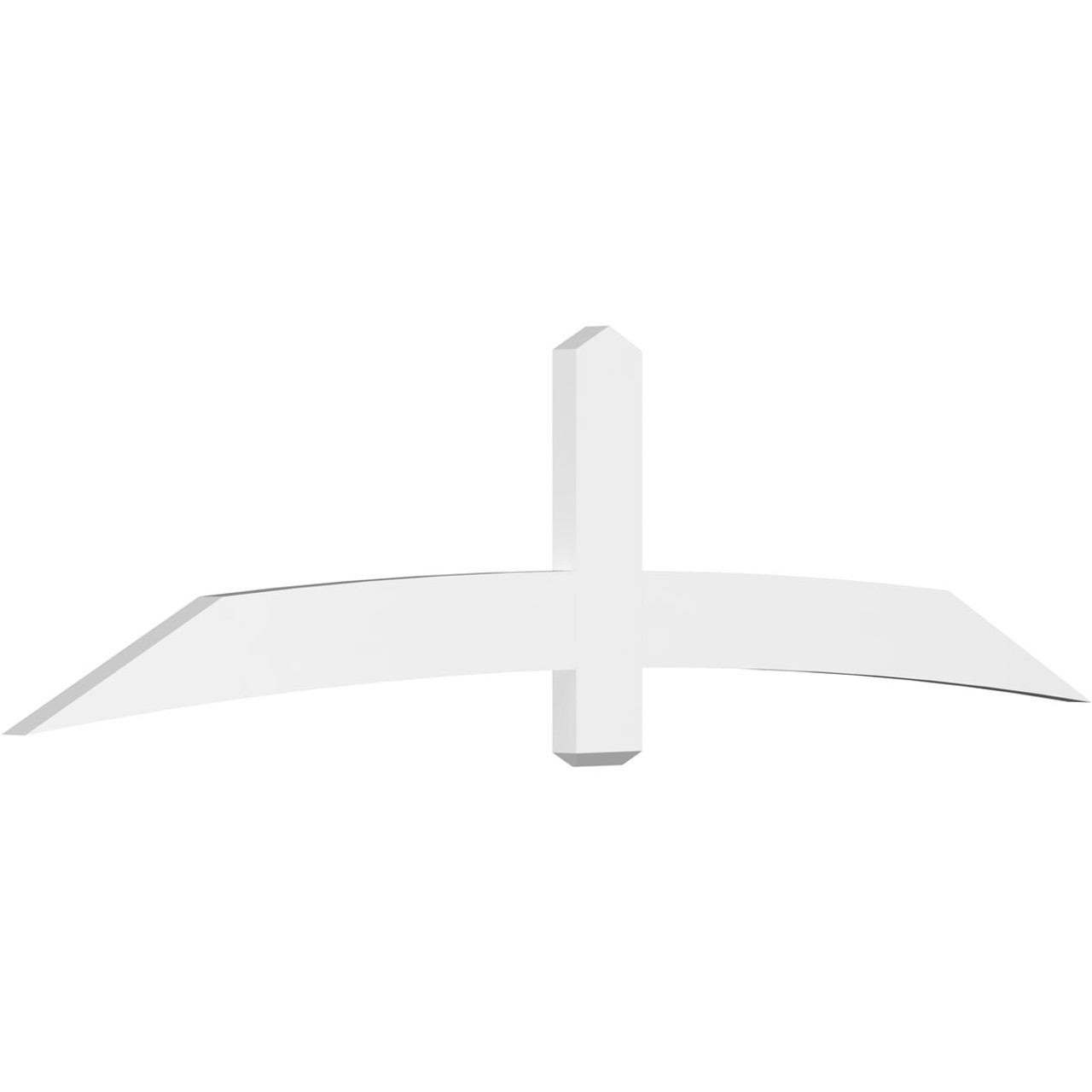 6/12 Pitch Bellingham Smooth Gable Bracket, PVC GBW096X24X0206BEL00PVC