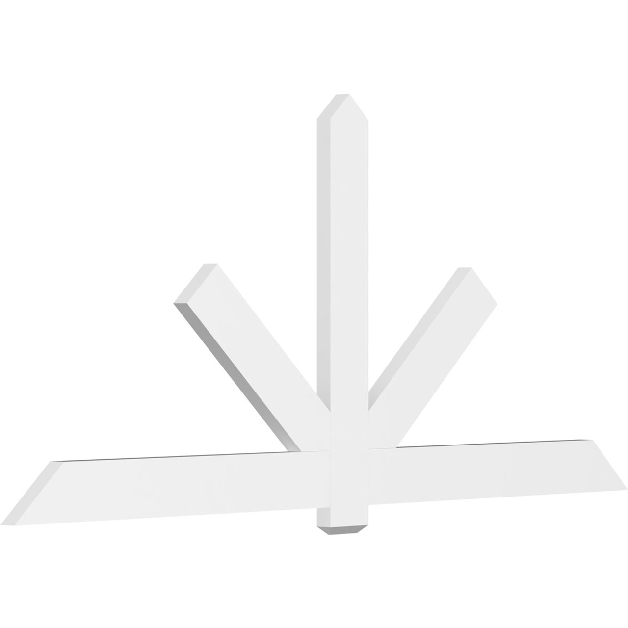 11/12 Pitch Kennewick Smooth Gable Bracket, PVC GBW096X44X0206KEN00PVC