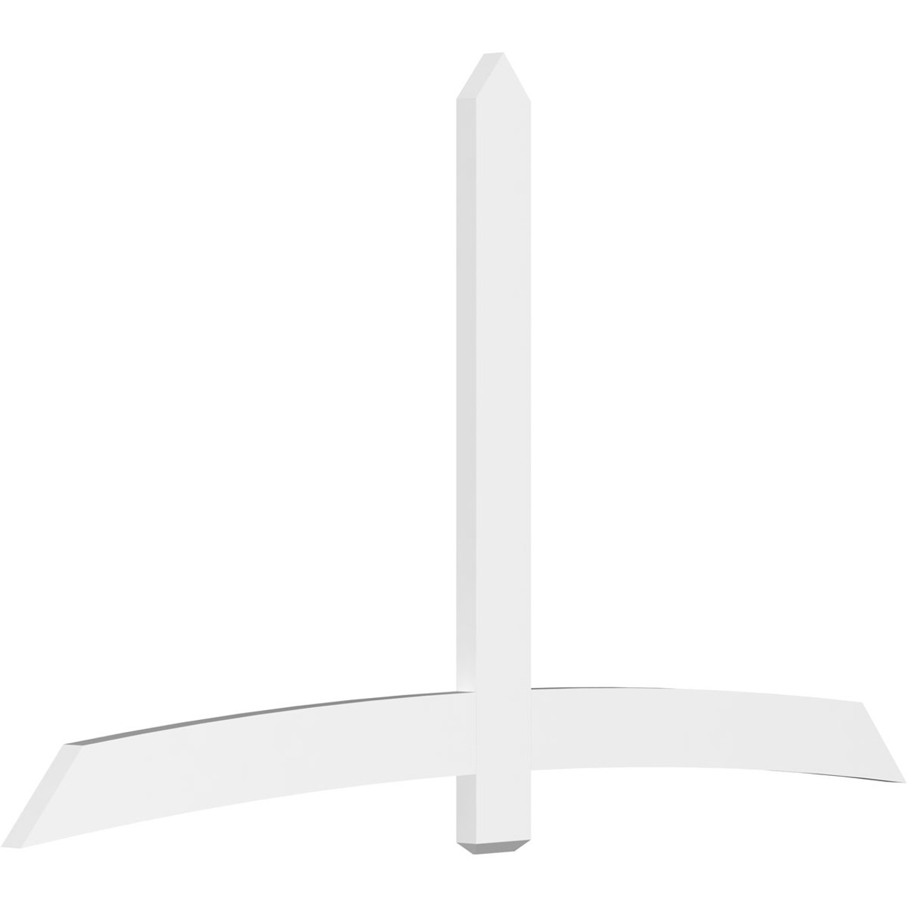 14/12 Pitch Bellingham Smooth Gable Bracket, PVC GBW096X56X0206BEL00PVC