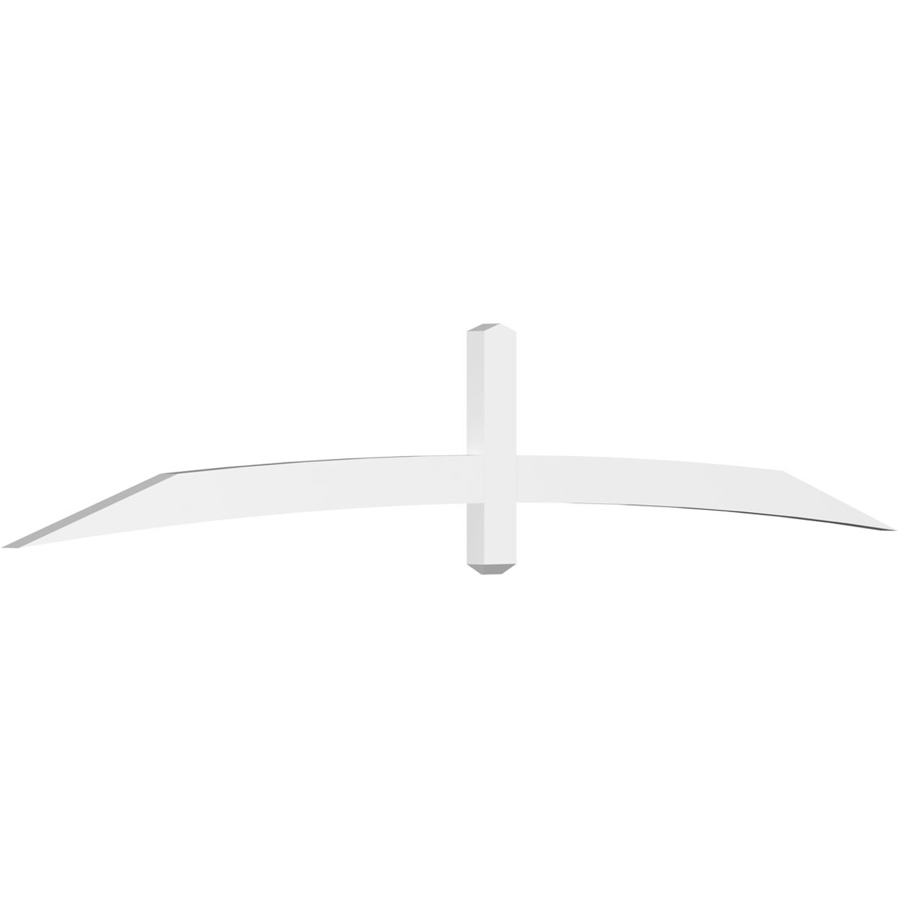 4/12 Pitch Bellingham Smooth Gable Bracket, PVC GBW108X18X0204BEL00PVC