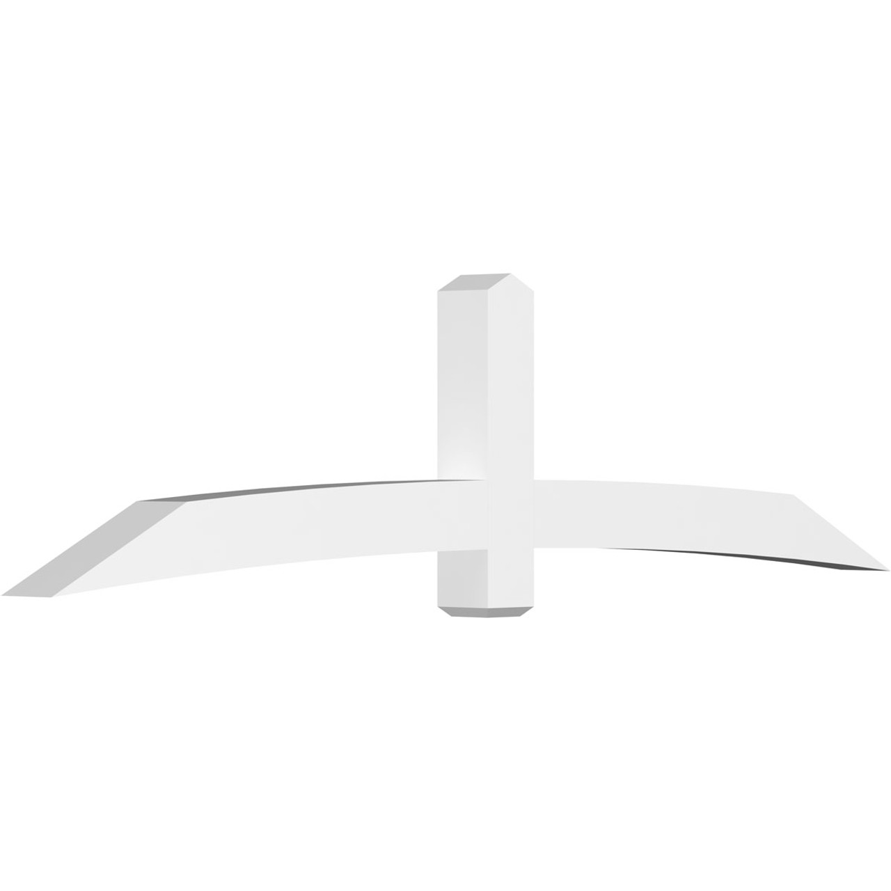 6/12 Pitch Bellingham Smooth Gable Bracket, PVC GBW108X27X0606BEL00PVC