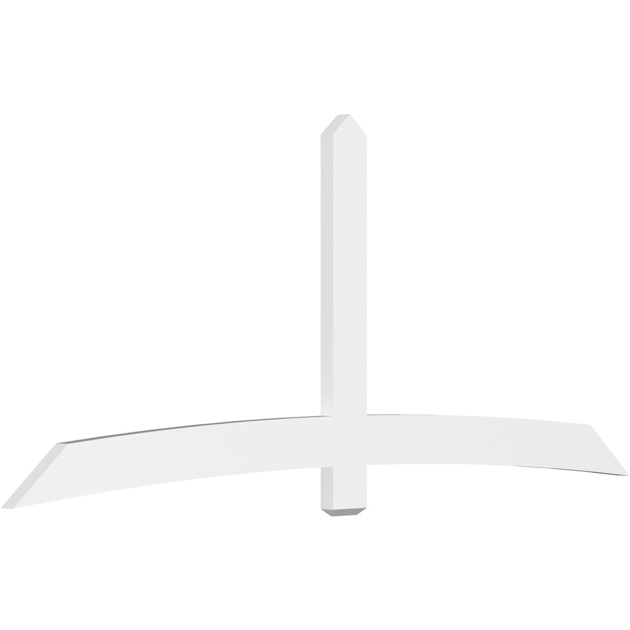 10/12 Pitch Bellingham Smooth Gable Bracket, PVC GBW108X45X0206BEL00PVC