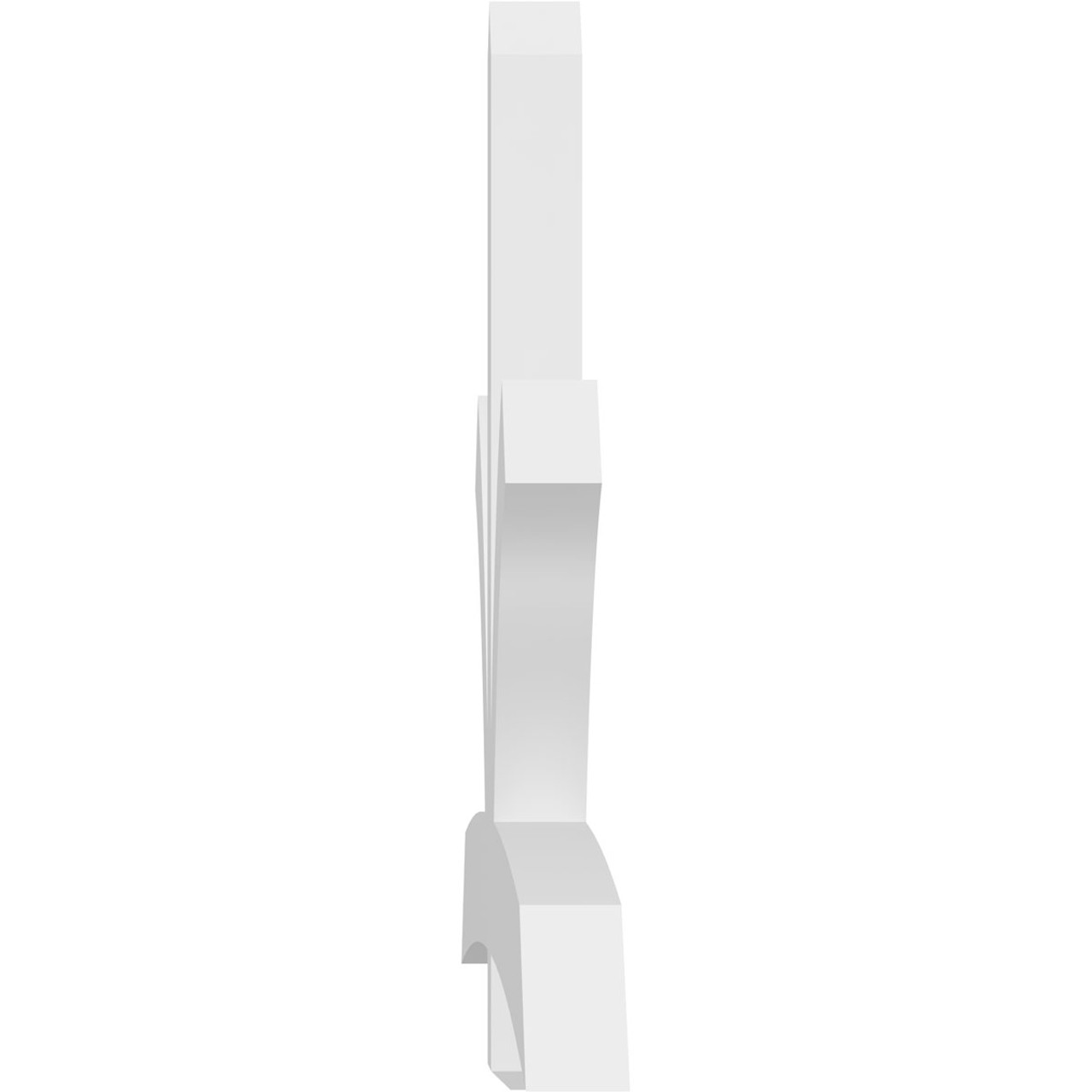 10/12 Pitch Davenport Smooth Gable Bracket, PVC GBW108X45X0406DAV00PVC