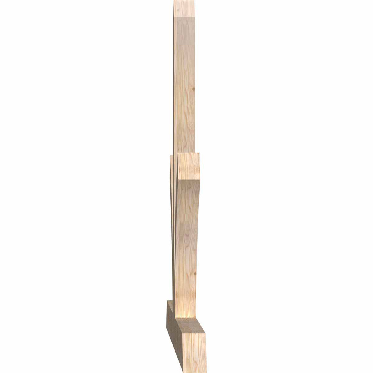13/12 Pitch Richland Smooth Gable Bracket, PVC GBW108X58X0406RIC00PVC