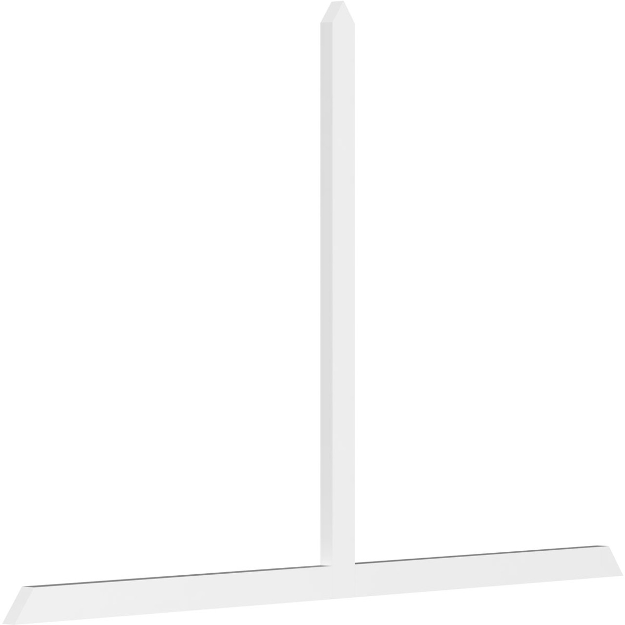 16/12 Pitch Portland Smooth Gable Bracket, PVC GBW108X72X0204POR00PVC