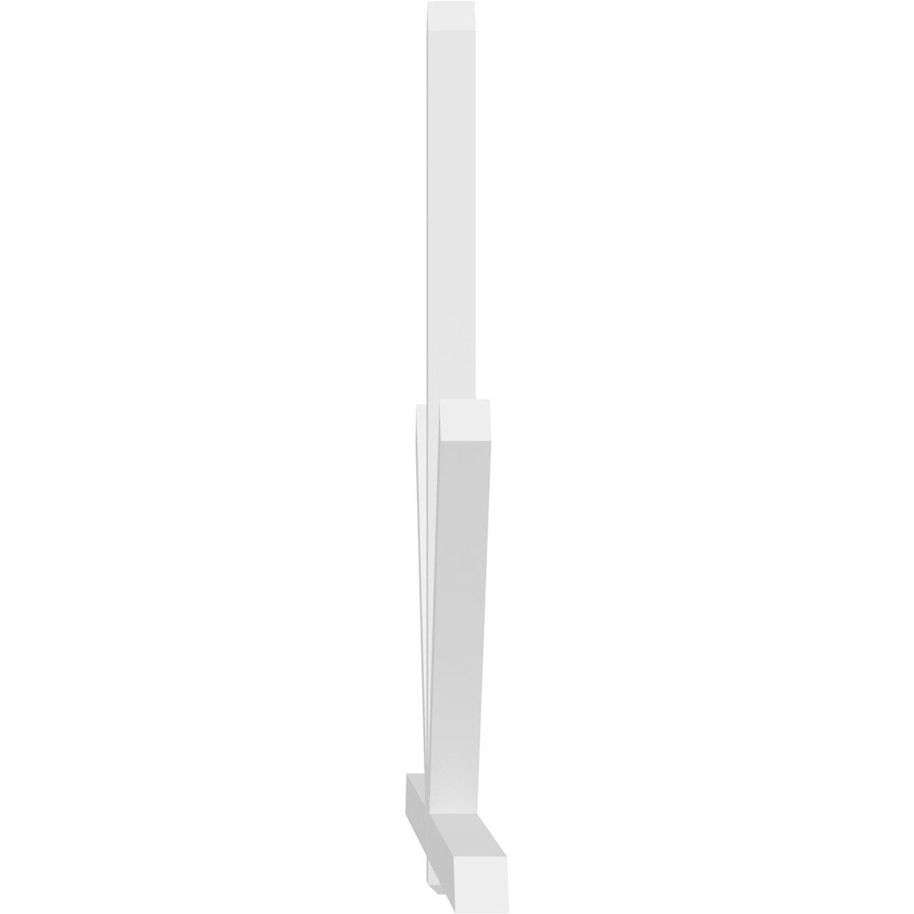 16/12 Pitch Kennewick Smooth Gable Bracket, PVC GBW108X72X0404KEN00PVC