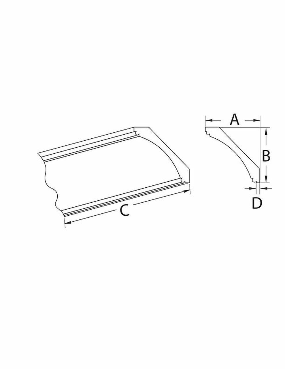 Crown Molding MLD606-12