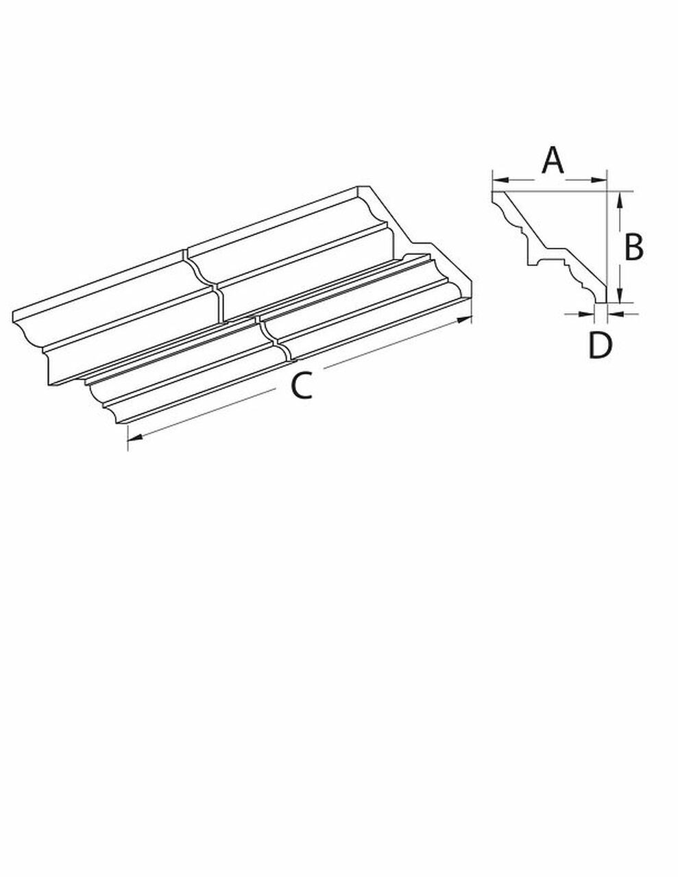 Crown Molding MLD642-12