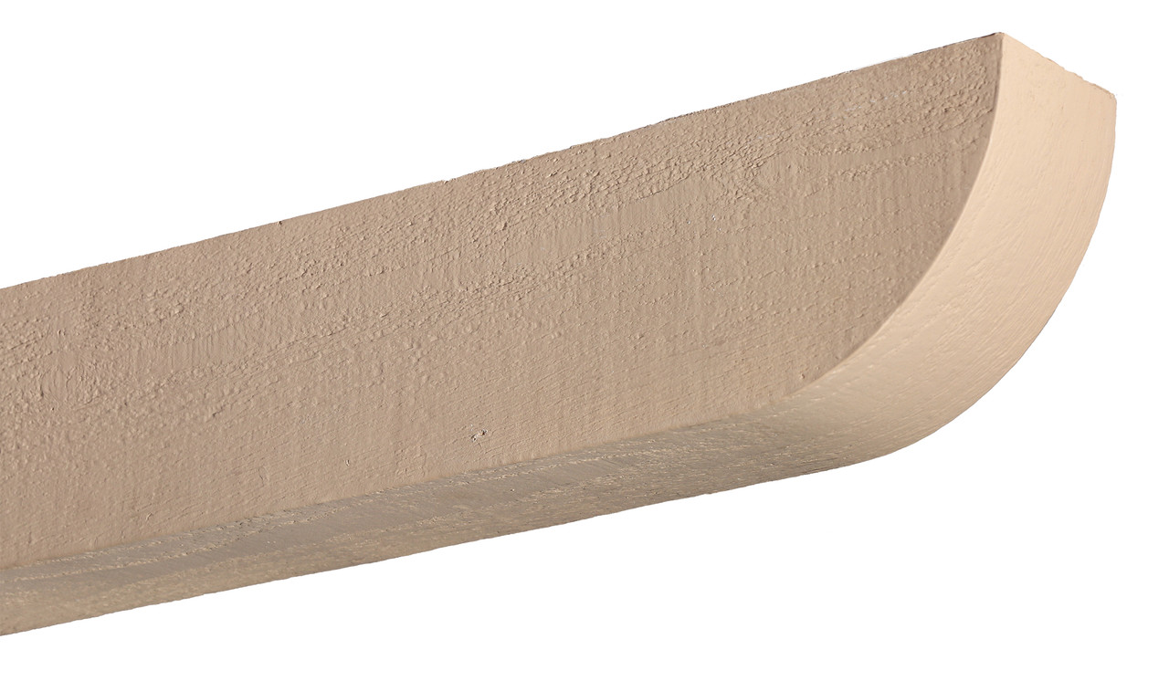 Bullnose Rough Sawn Wood Grain Rafter Tails 6 inch 10/12 Pitch 4 Pack BMRTBL4X6X24RSP10-4PK