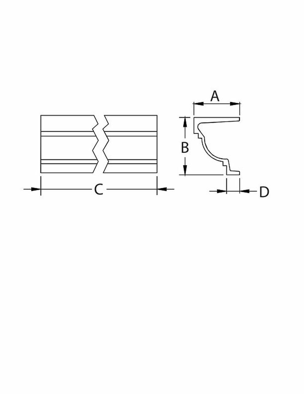 Crown Molding - Lip MLD520-16