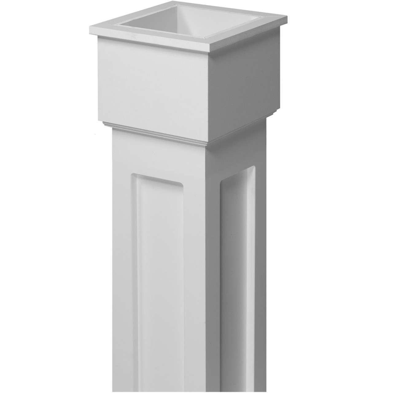 Non-Tapered Recessed Panel Column Wrap