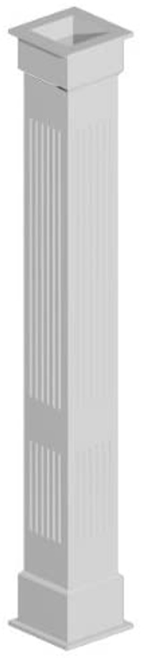 Non-Tapered Double Fluted Column Wrap