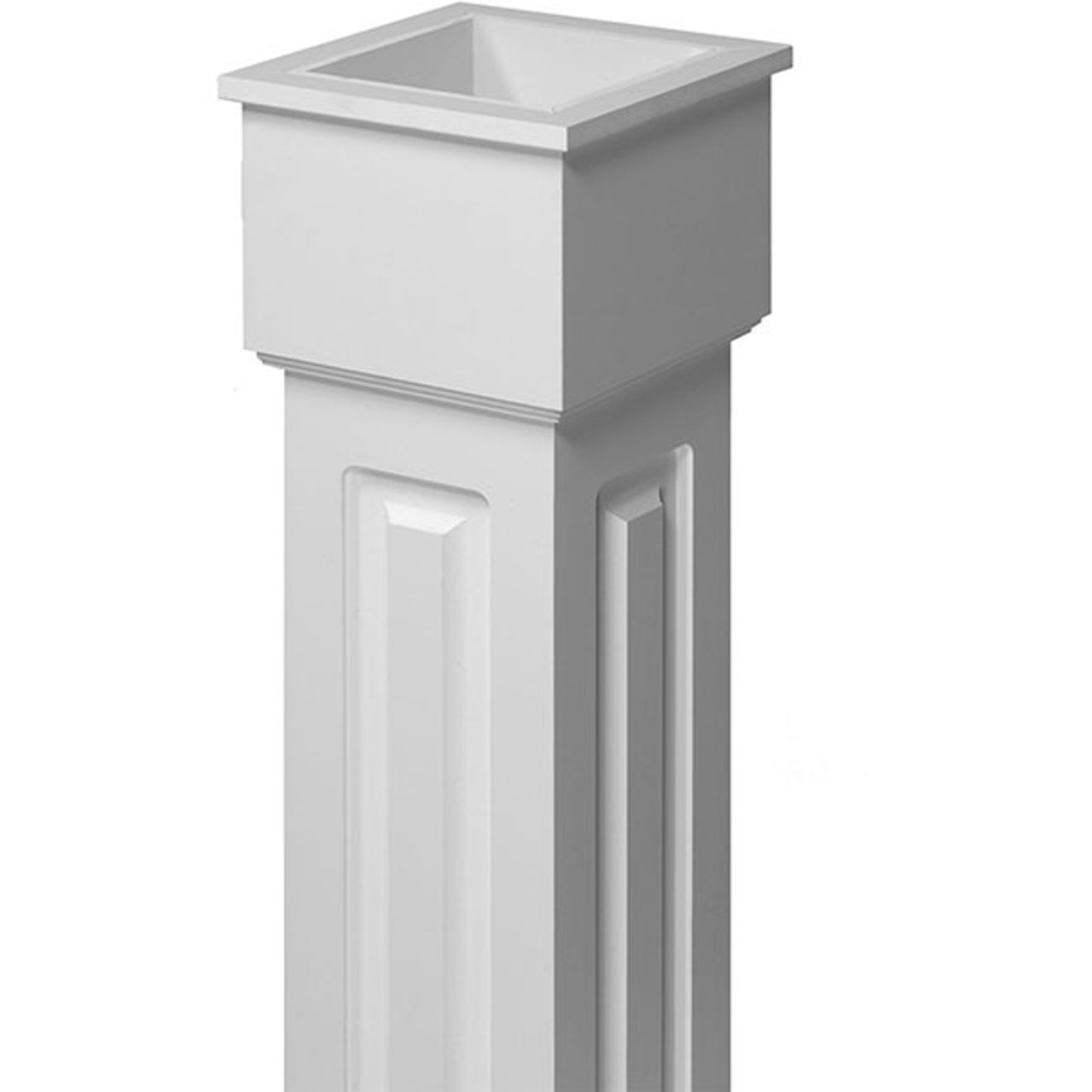 Non-Tapered Raised Panel Column Wrap