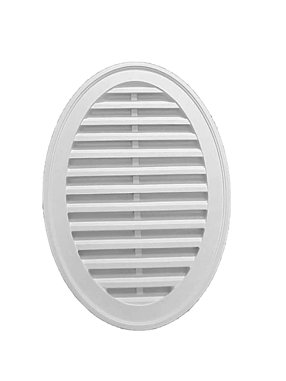 OVV1626O Functional Vertical Oval Louver Vent with Screen