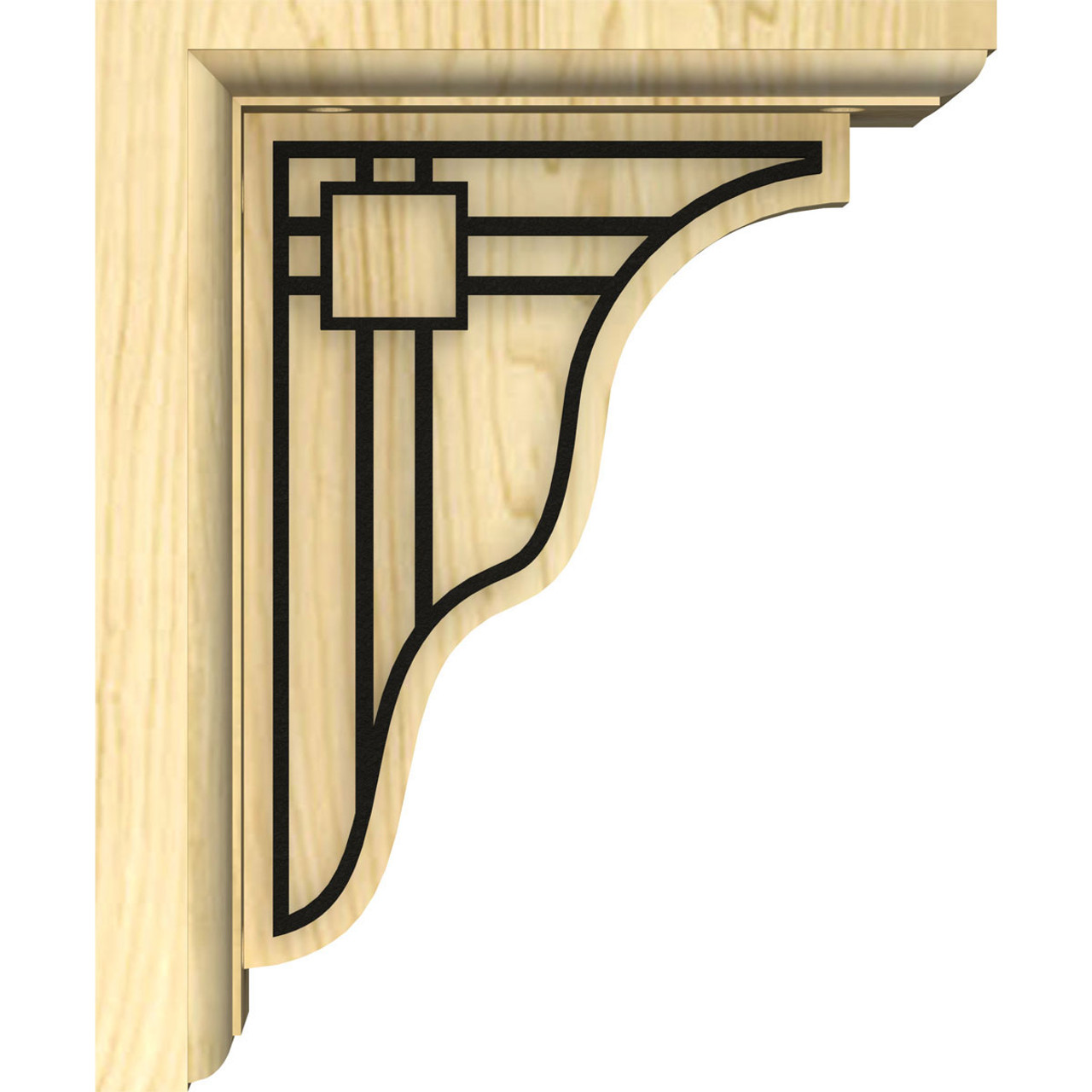 Ekena Millwork - BKT03X07X09HABRBLMA Ekena Millwork - BKT03X07X09HABRBLMA