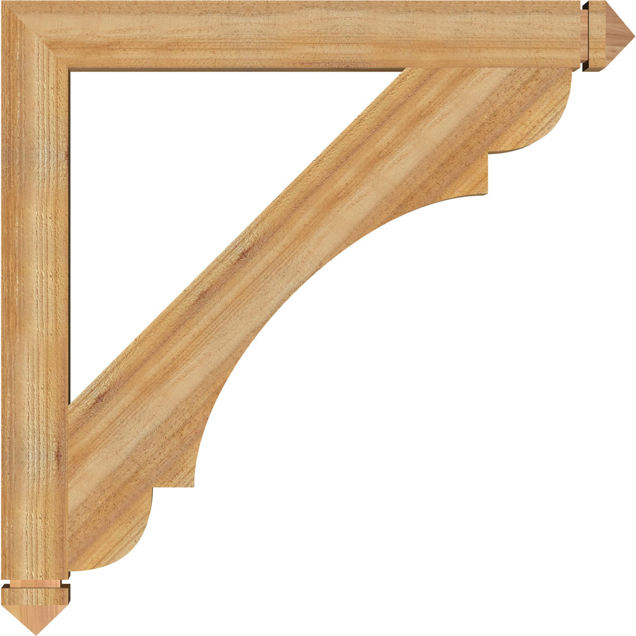Ekena Millwork - BKT04X38X38OLY03RWR