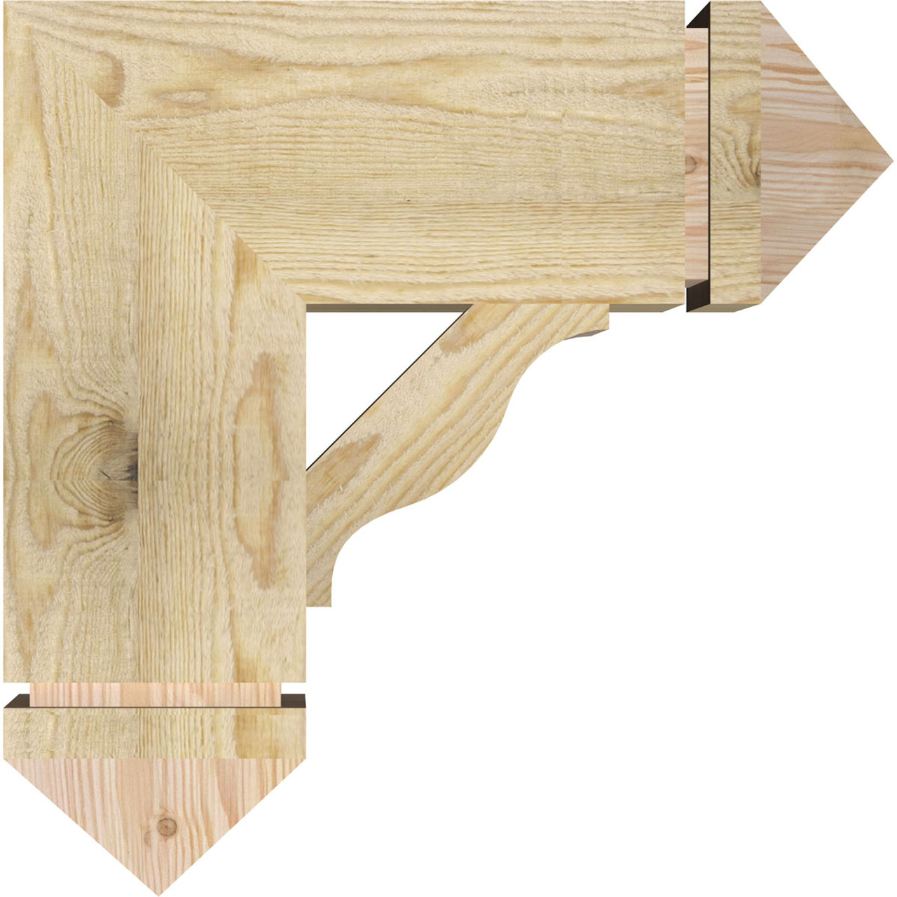 Ekena Millwork - BKT06X18X18FST03RDF Ekena Millwork - BKT06X18X18FST03RDF