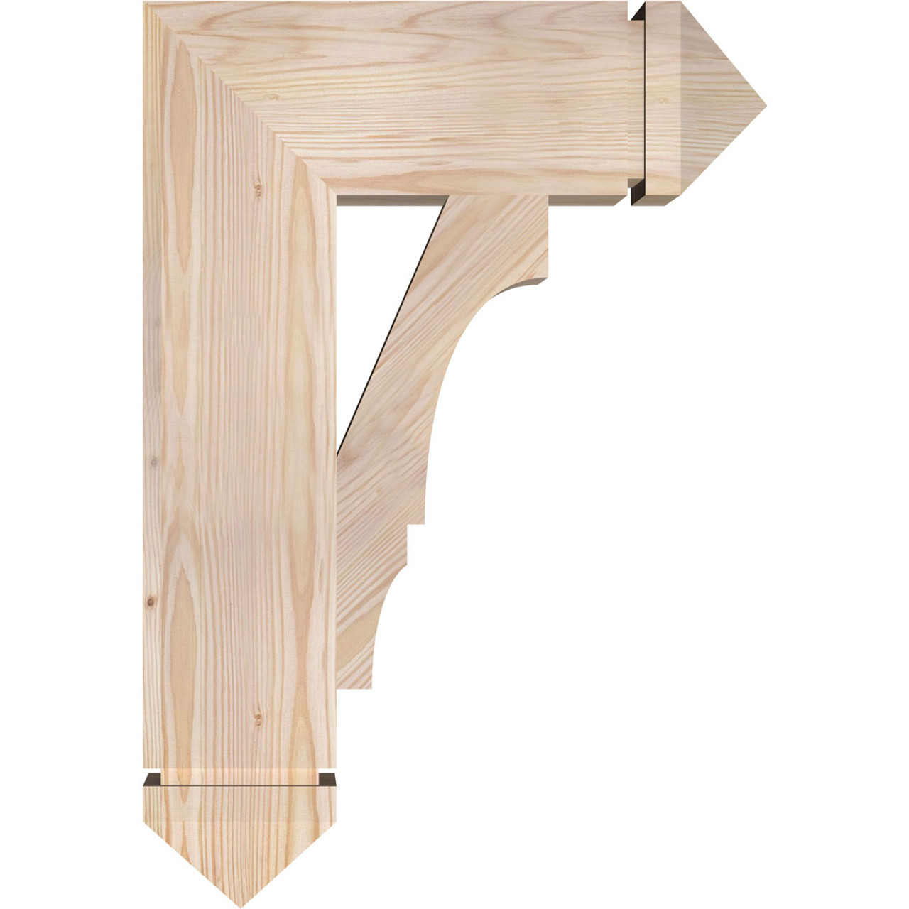 Ekena Millwork - BKT06X18X26BOA03SDF