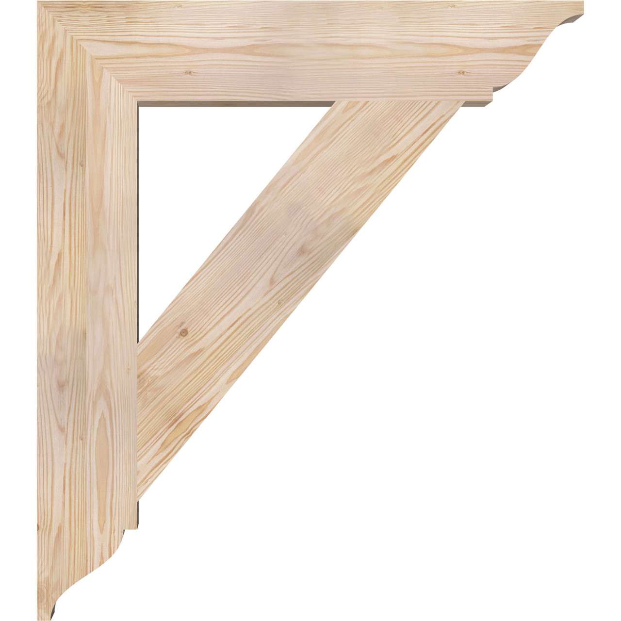 Ekena Millwork - BKT06X30X34TRA01SDF