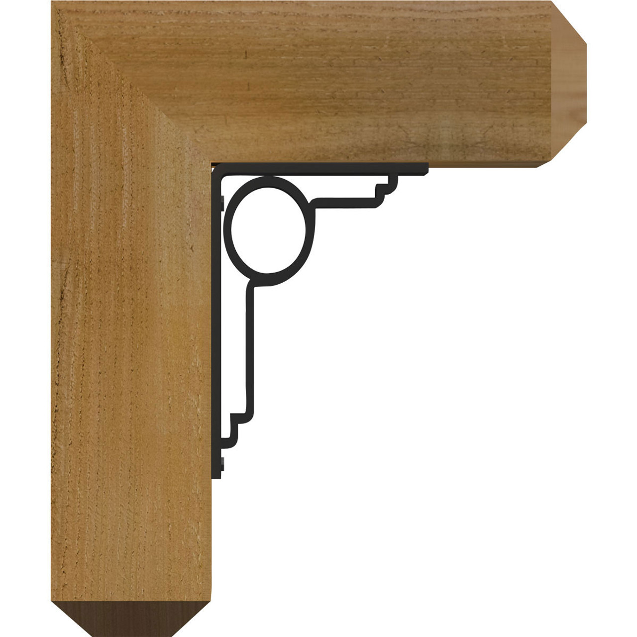 Ekena Millwork - BKTI0404X14X16RC4TMA05