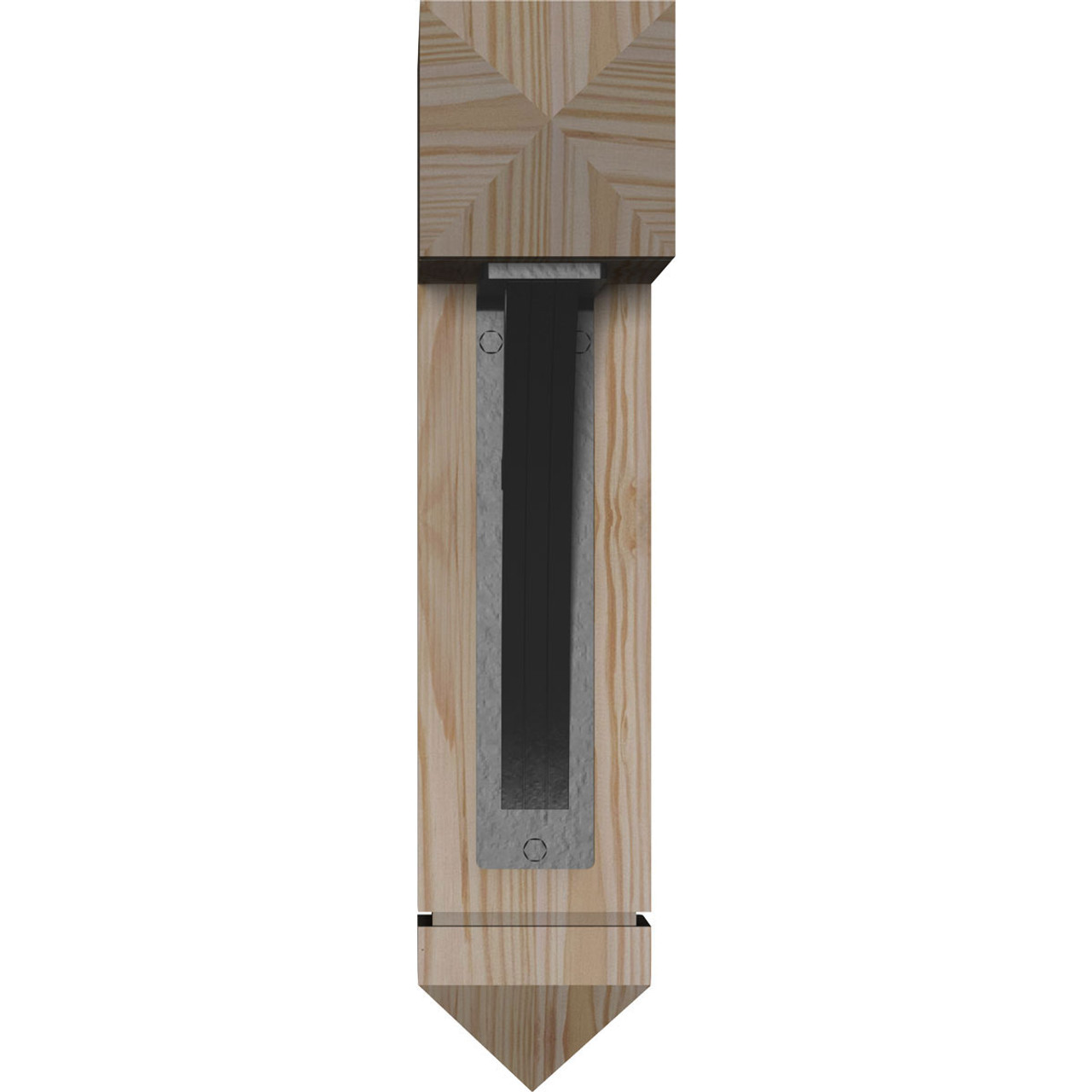 Ekena Millwork - BKTI0404X16X18SF3TGL06