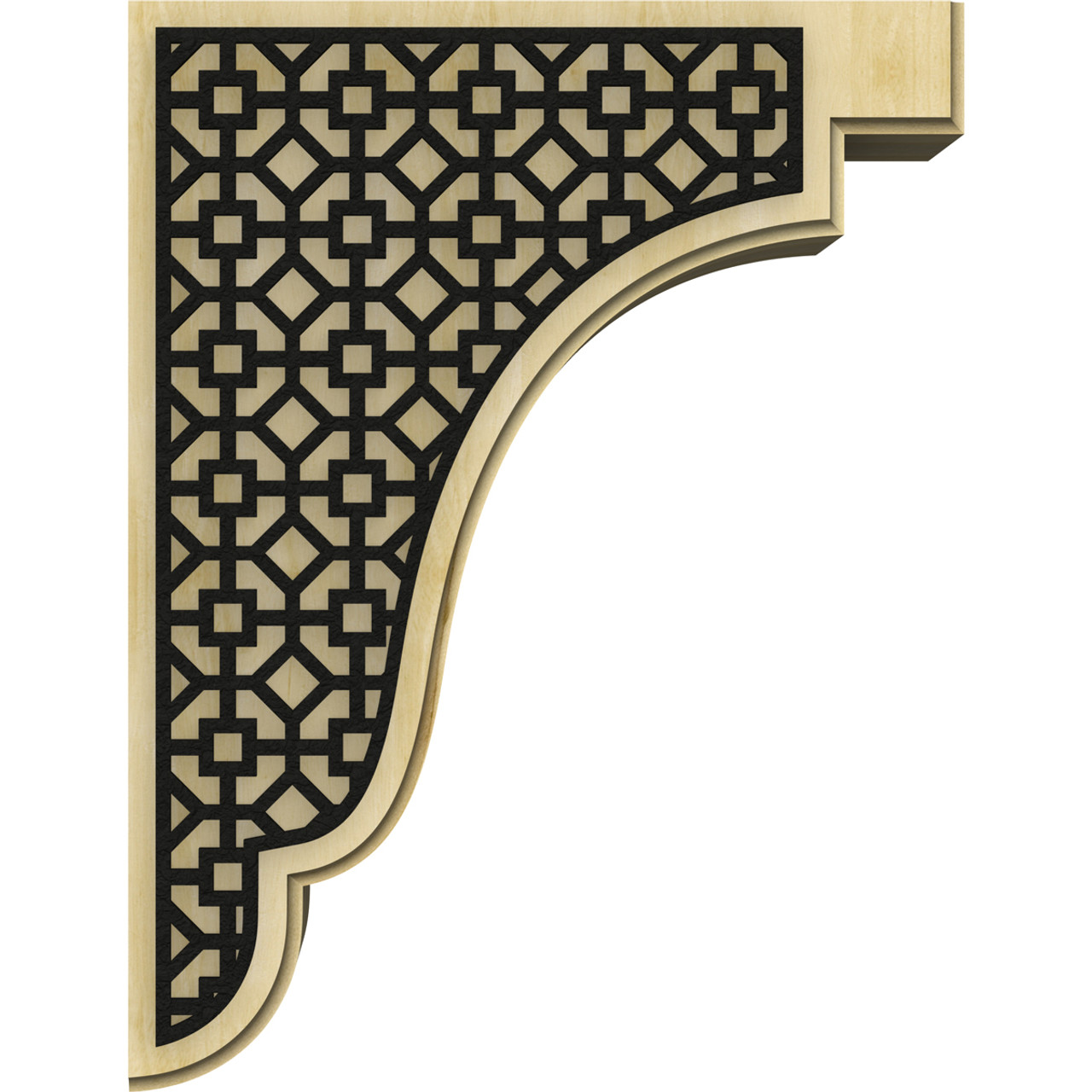 Ekena Millwork - BKTW04X07X10BEVIBLRW Ekena Millwork - BKTW04X07X10BEVIBLRW