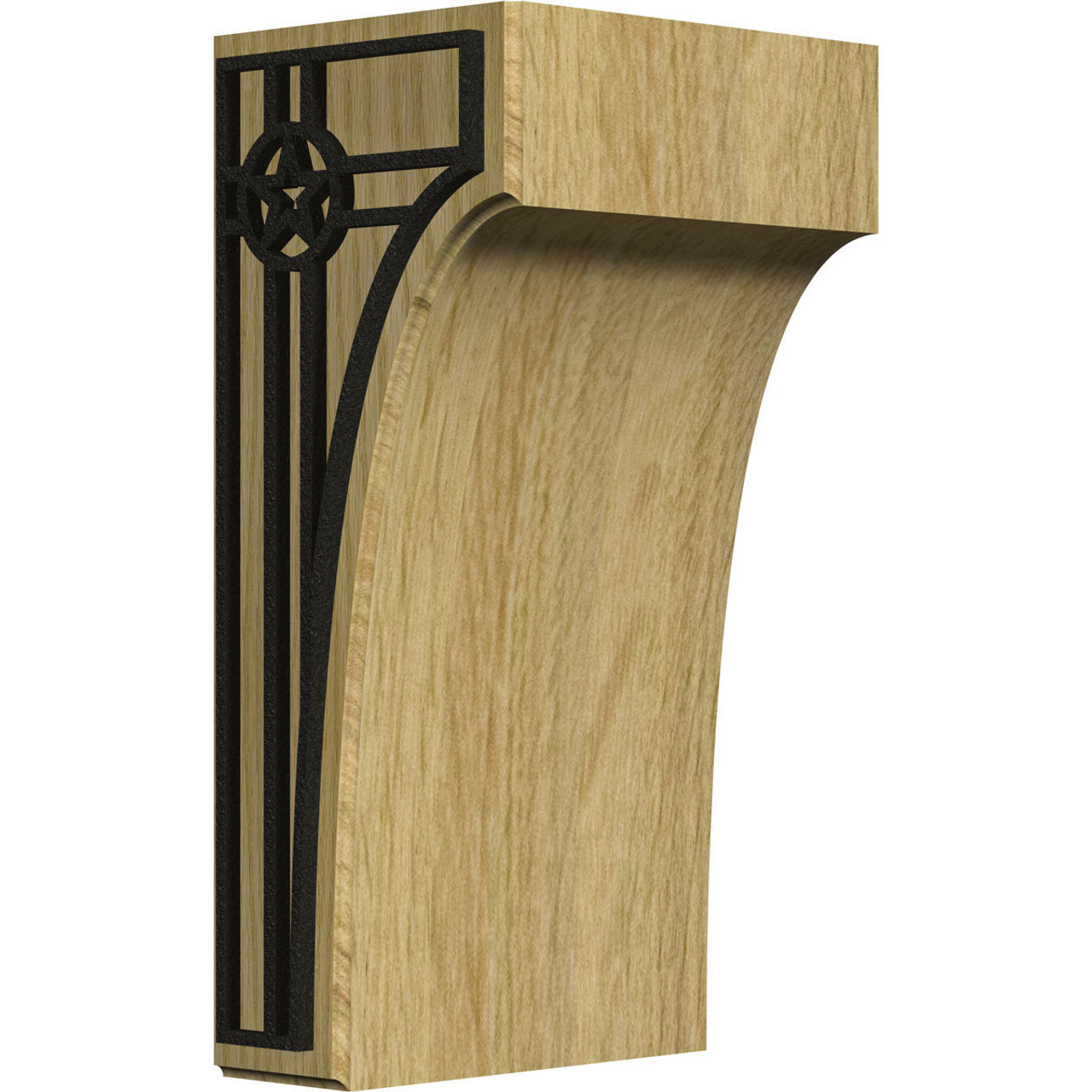 Ekena Millwork - BKTW05X04X10CVAUBLRO