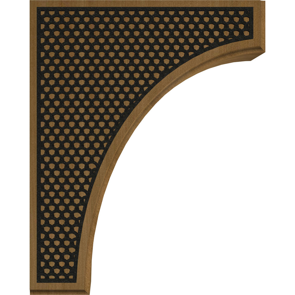 Ekena Millwork - BKTW05X08X10CVLABLGM