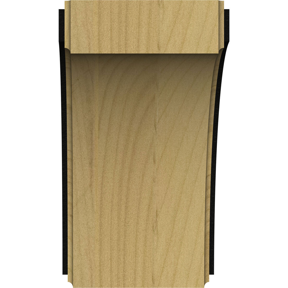 Ekena Millwork - BKTW05X08X10CVTRBLAL