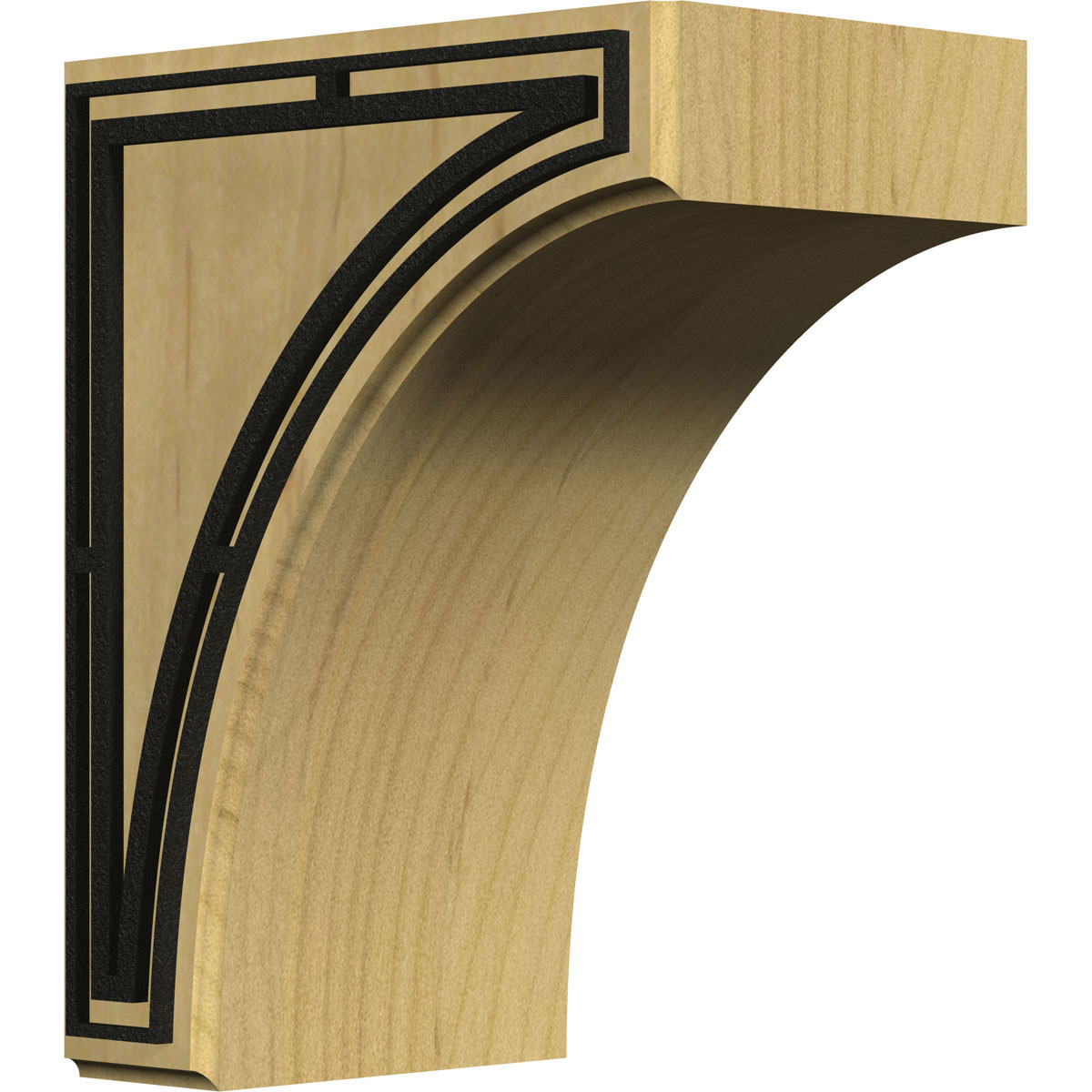 Ekena Millwork - BKTW05X08X10CVTRBLAL