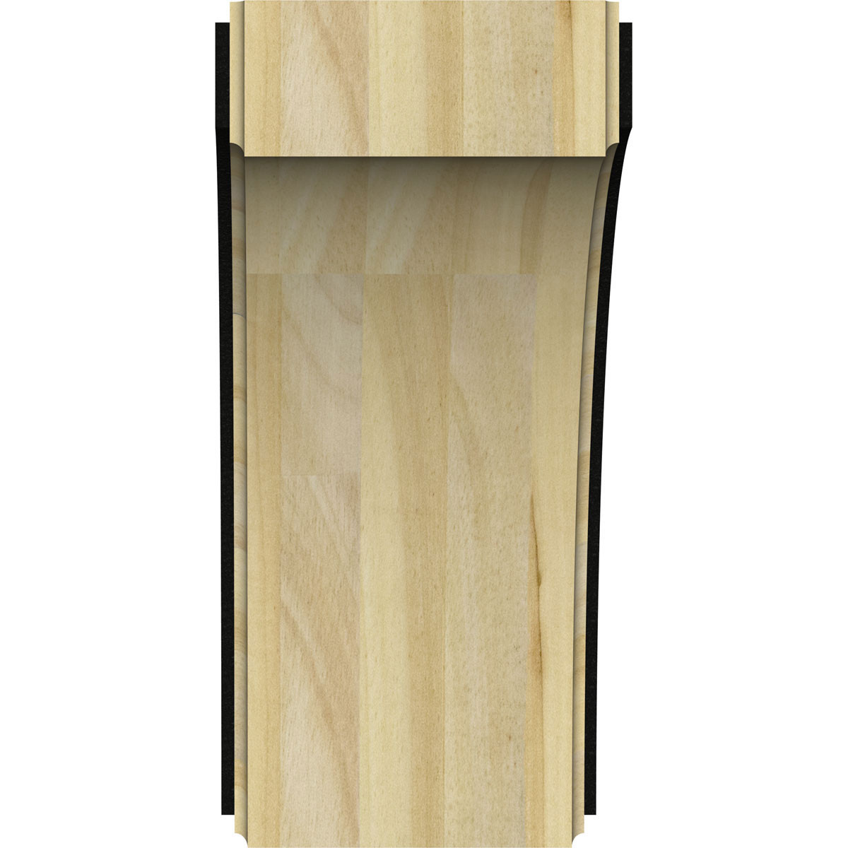 Ekena Millwork - BKTW05X08X12CVVIBLRW