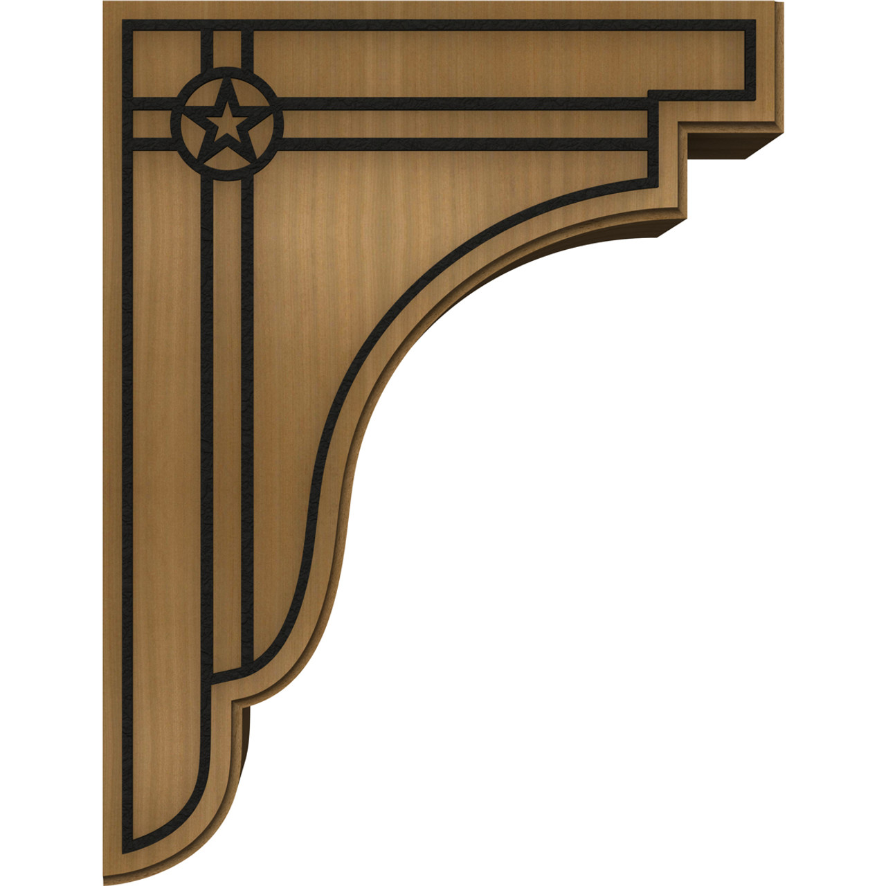 Ekena Millwork - BKTW05X09X11BEAUBLGM
