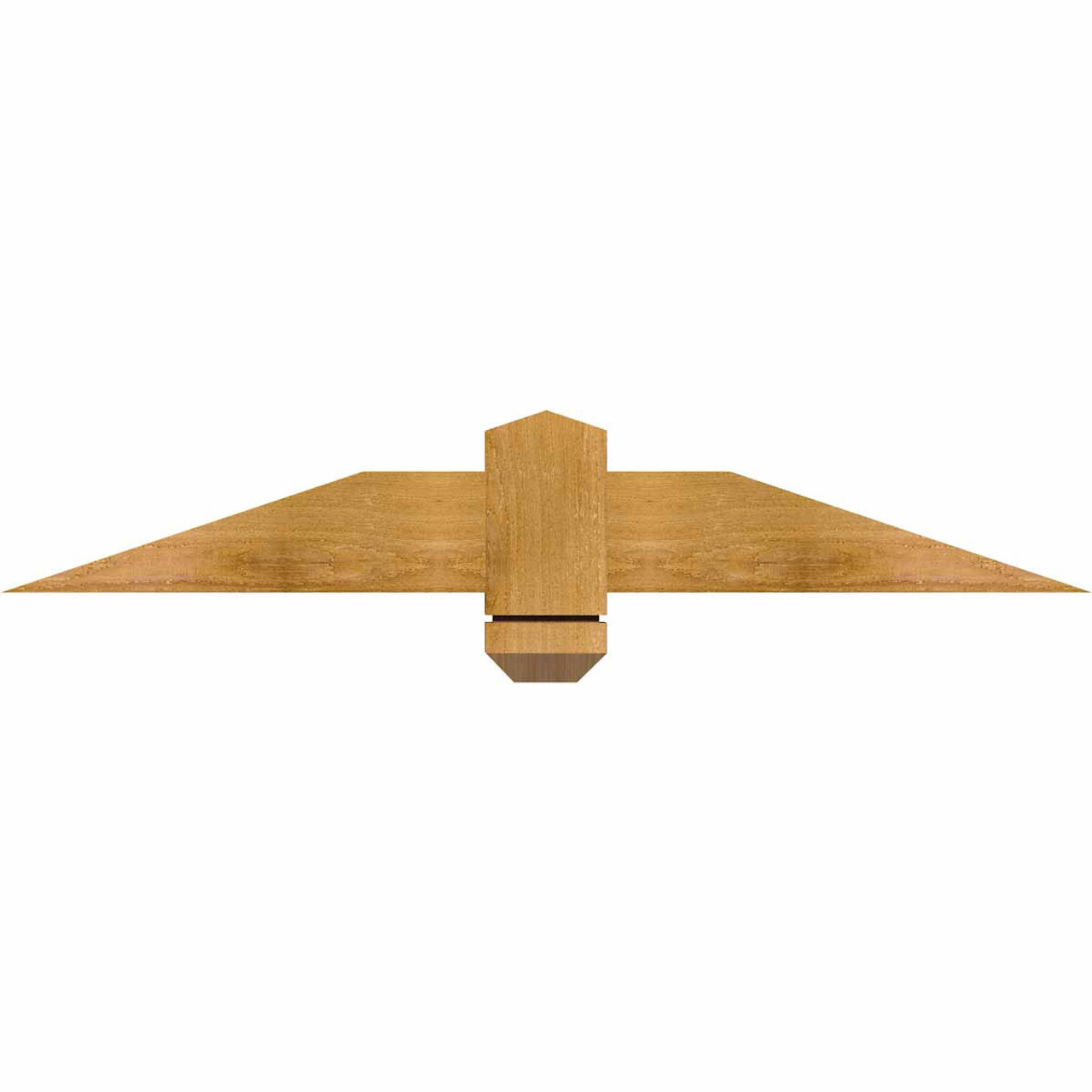 4/12 Pitch Eugene Rough Sawn Timber Gable Bracket GBW036X06X0204EUG00RWR