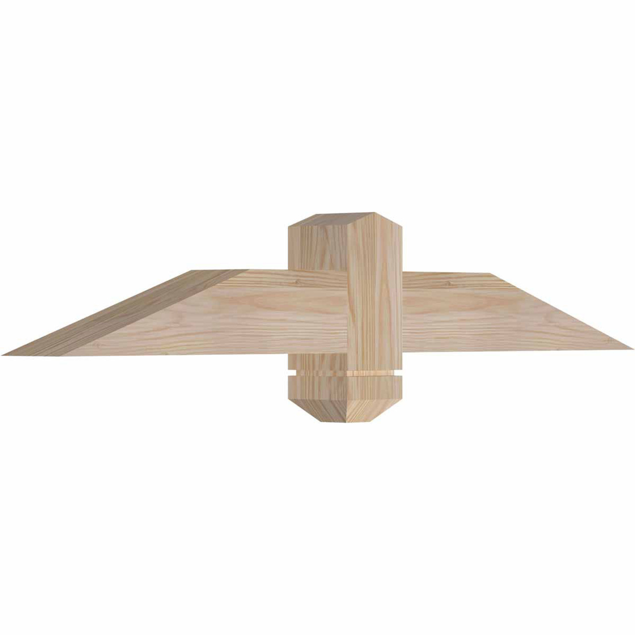 4/12 Pitch Eugene Smooth Timber Gable Bracket GBW036X06X0404EUG00SDF