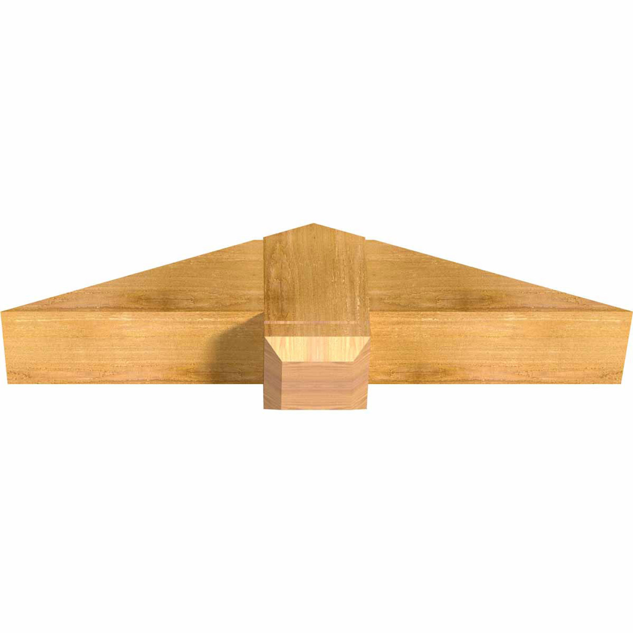 5/12 Pitch Eugene Rough Sawn Timber Gable Bracket GBW036X07X0406EUG00RWR