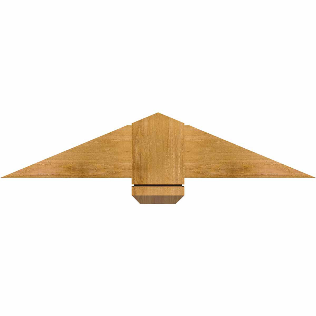 5/12 Pitch Eugene Rough Sawn Timber Gable Bracket GBW036X07X0606EUG00RWR