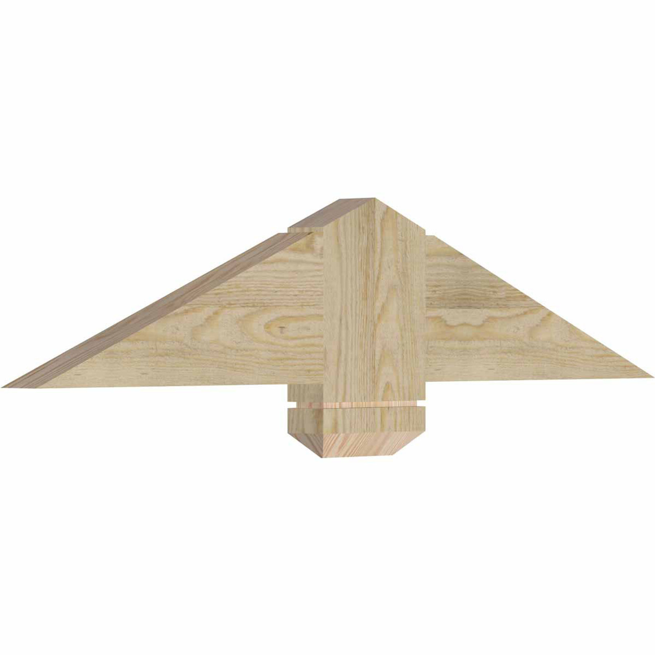 5/12 Pitch Eugene Rough Sawn Timber Gable Bracket GBW036X07X0606EUG00RDF