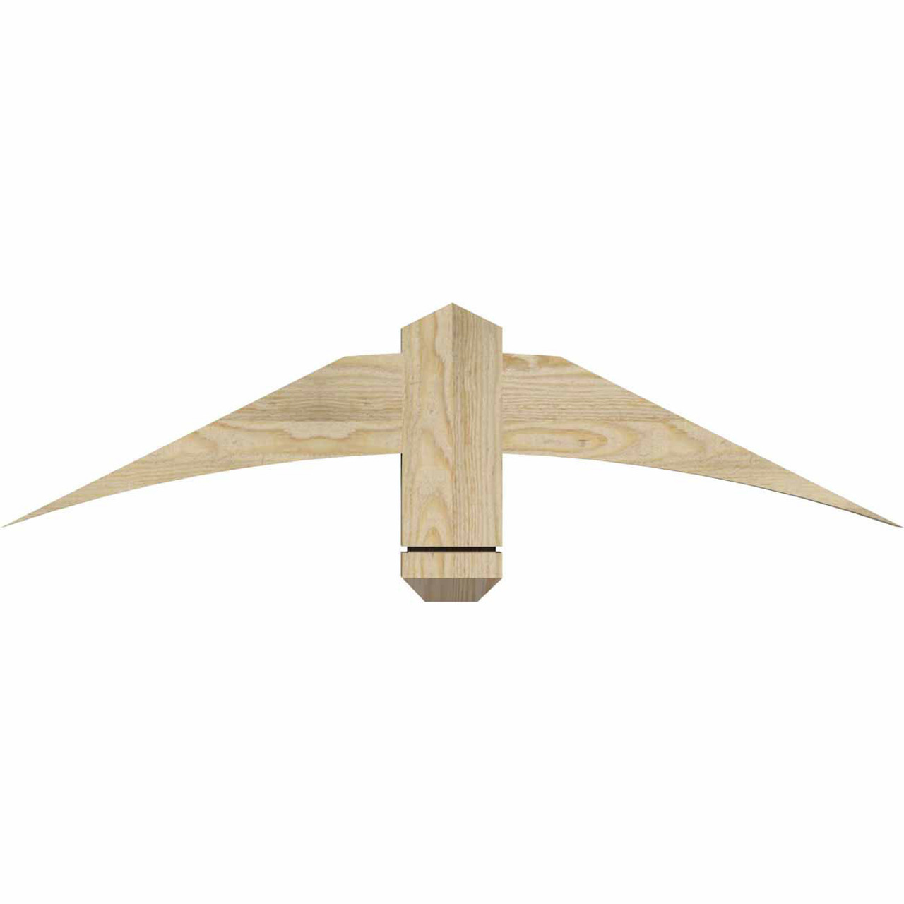 6/12 Pitch Bellingham Rough Sawn Timber Gable Bracket GBW036X09X0204BEL00RDF