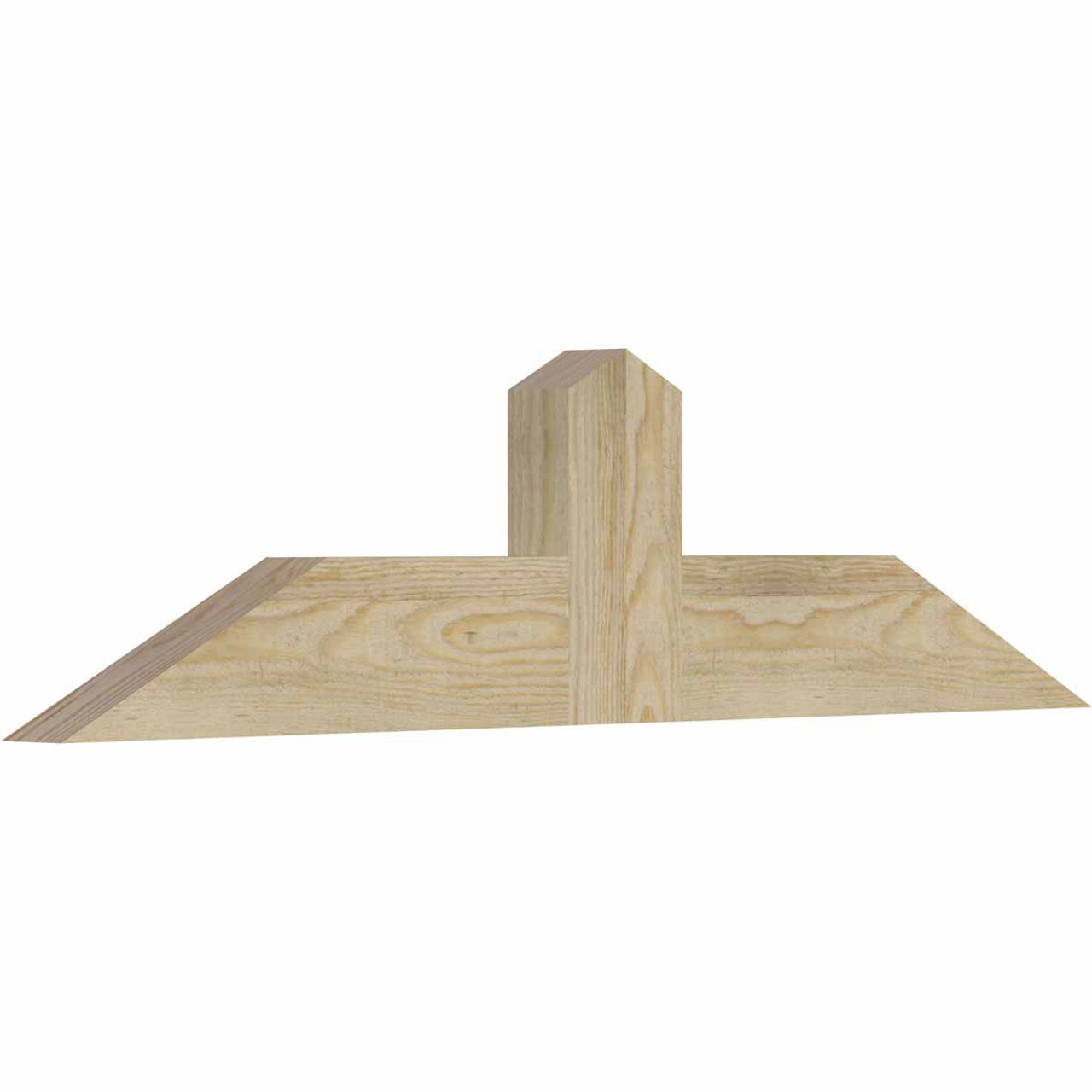 6/12 Pitch Portland Rough Sawn Timber Gable Bracket GBW036X09X0204POR00RDF