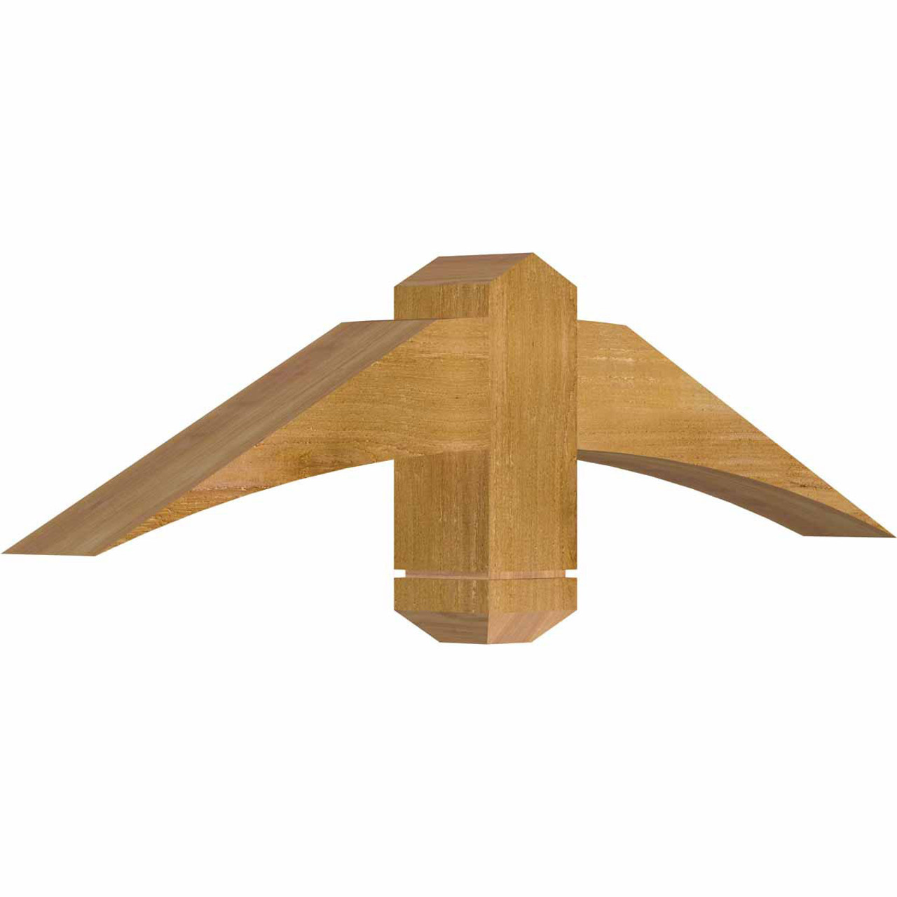 6/12 Pitch Bellingham Rough Sawn Timber Gable Bracket GBW036X09X0404BEL00RWR