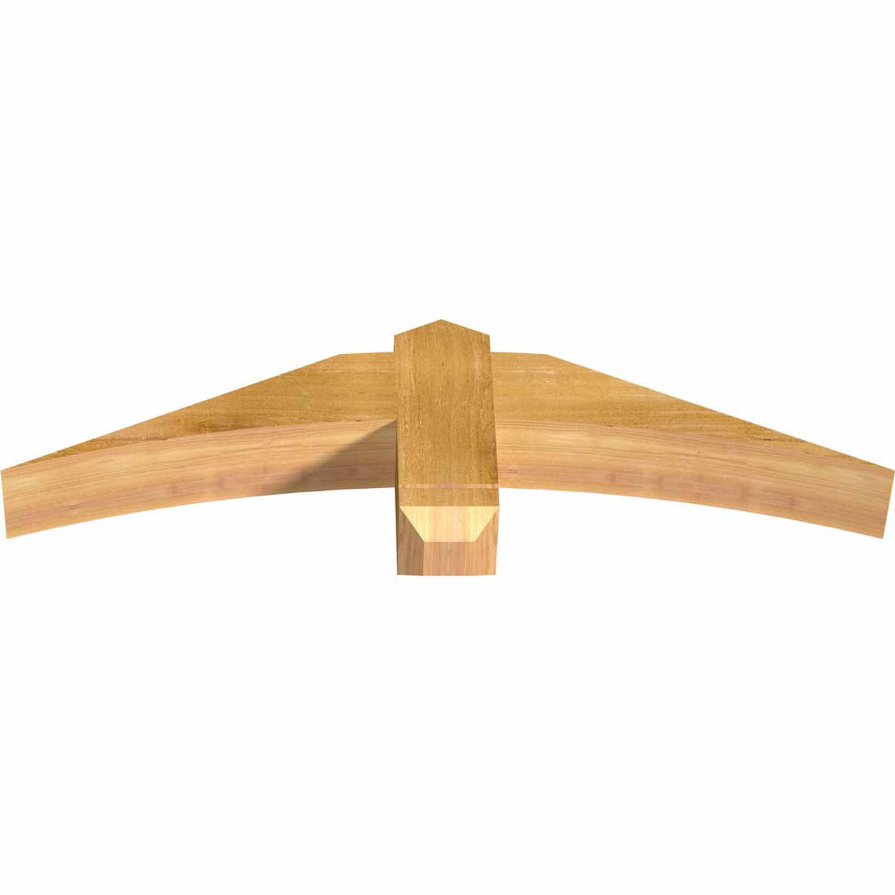 6/12 Pitch Bellingham Rough Sawn Timber Gable Bracket GBW036X09X0404BEL00RWR