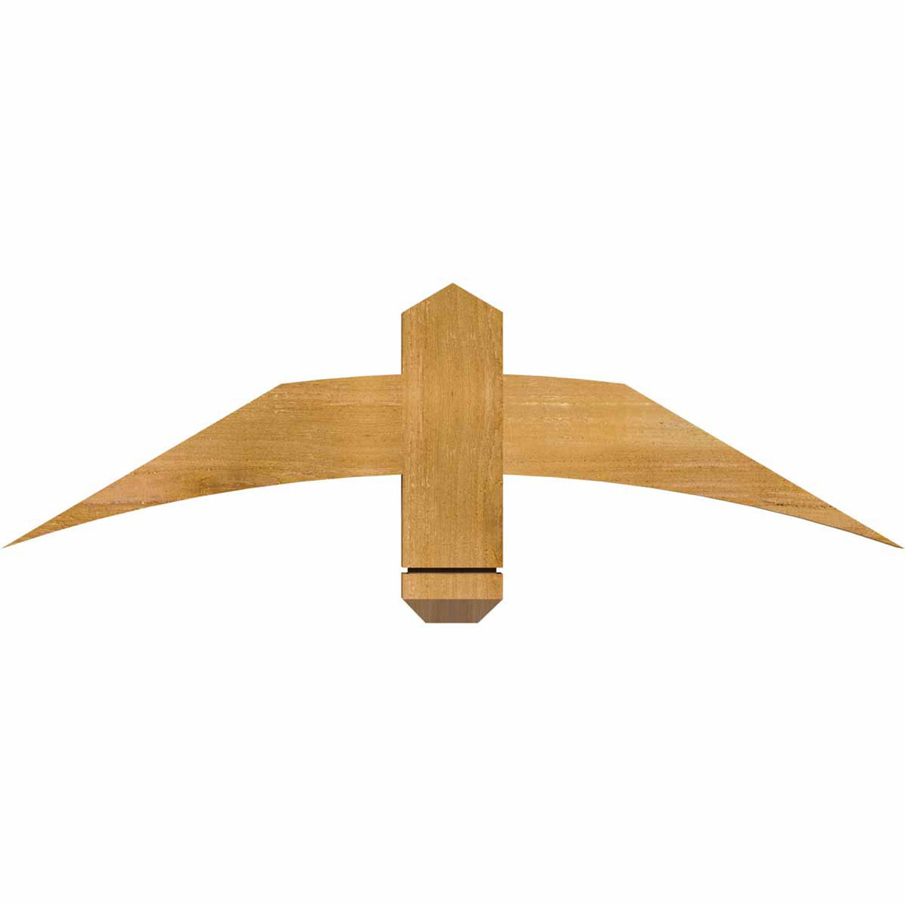 7/12 Pitch Bellingham Rough Sawn Timber Gable Bracket GBW036X10X0204BEL00RWR