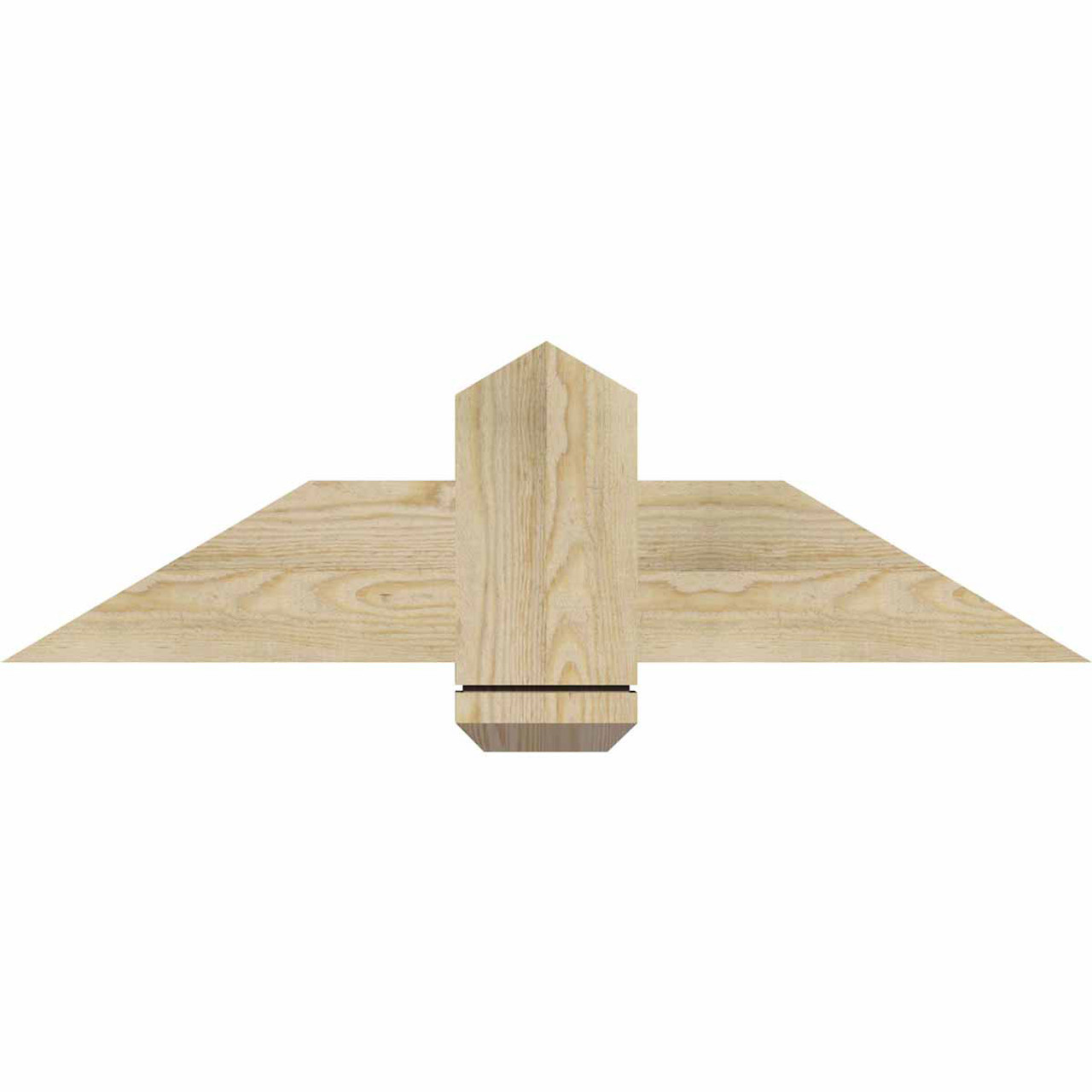 7/12 Pitch Eugene Rough Sawn Timber Gable Bracket GBW036X10X0206EUG00RDF