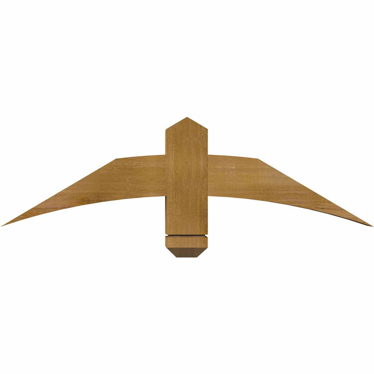 7/12 Pitch Bellingham Rough Sawn Timber Gable Bracket GBW036X10X0404BEL00RWR