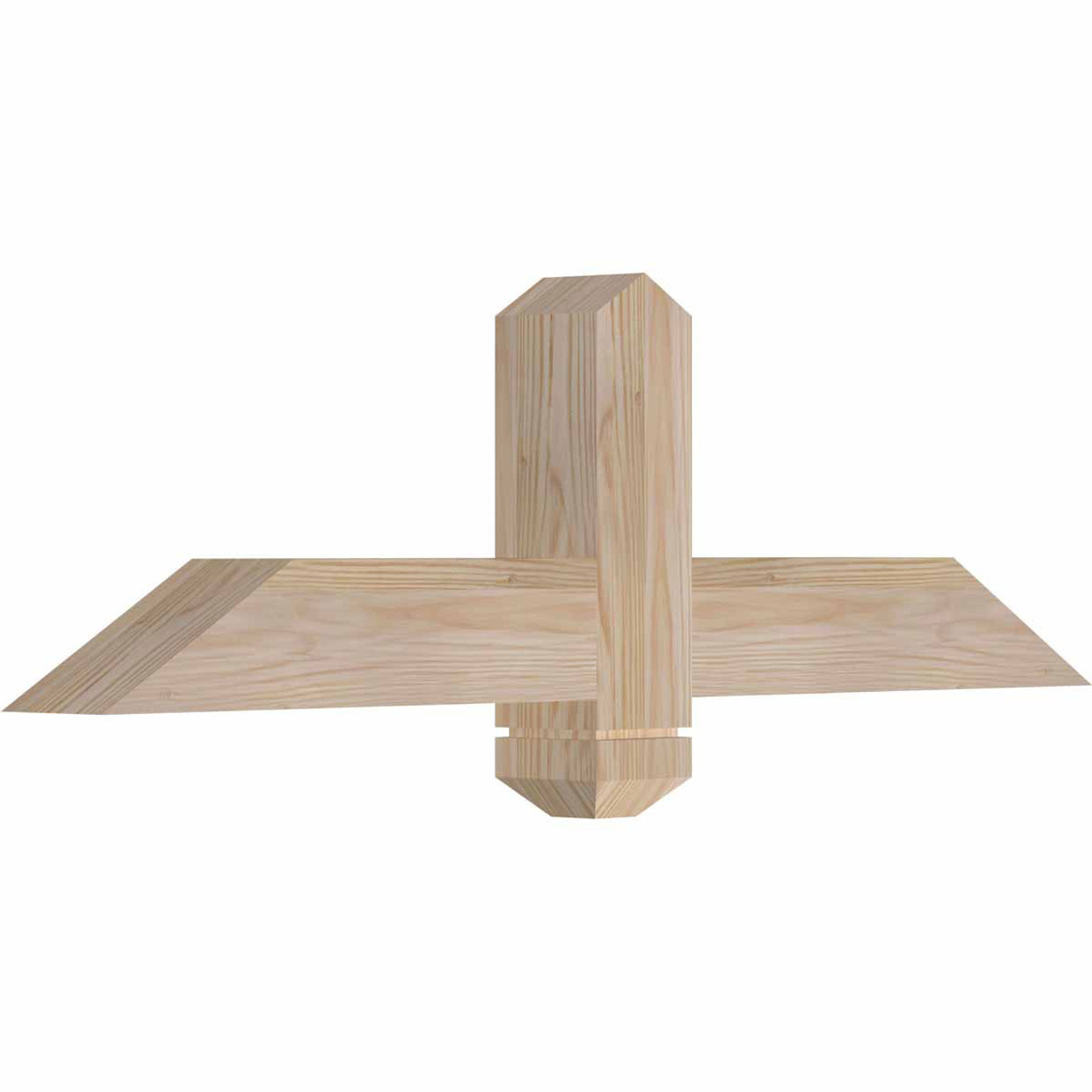 7/12 Pitch Eugene Smooth Timber Gable Bracket GBW036X10X0404EUG00SDF