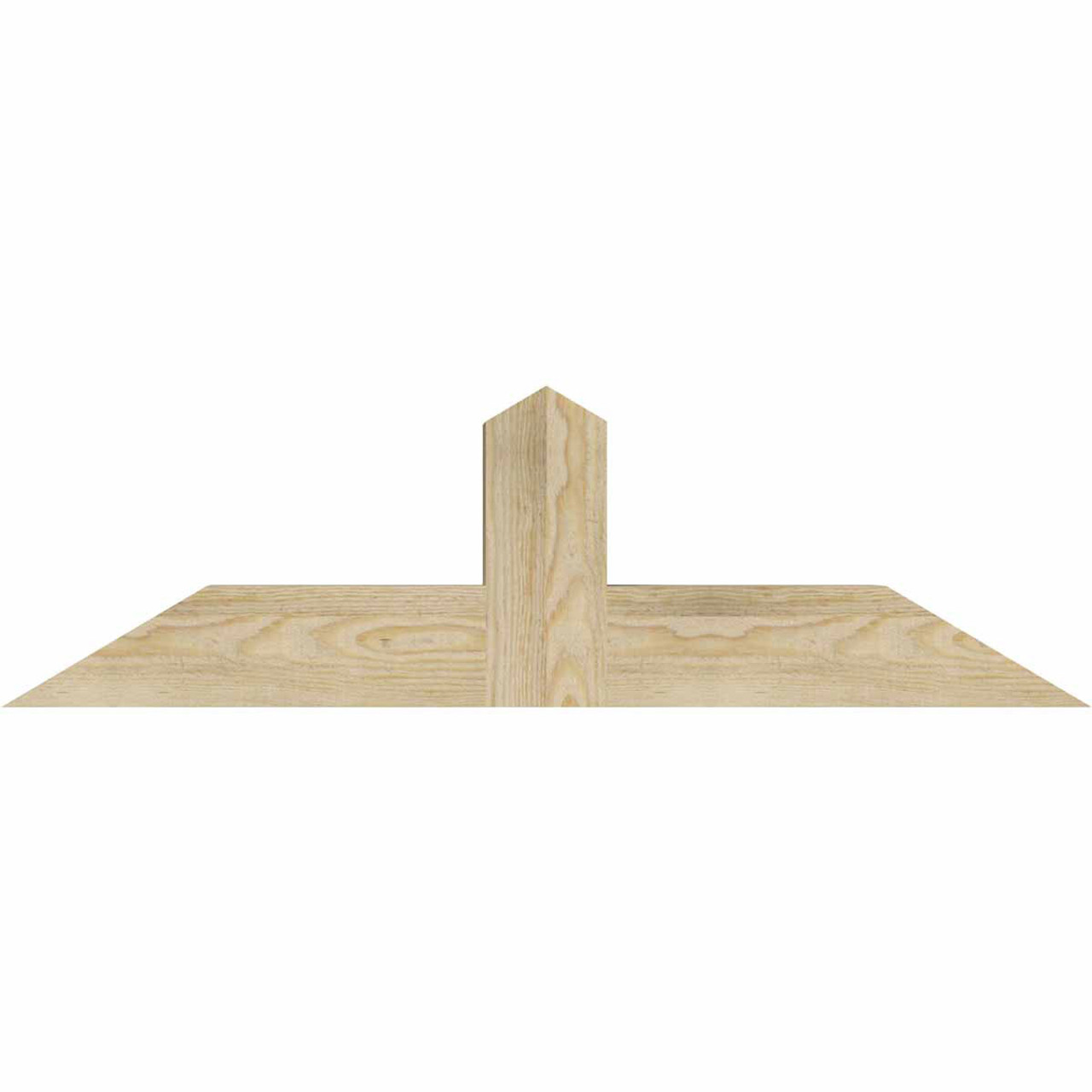 7/12 Pitch Portland Rough Sawn Timber Gable Bracket GBW036X10X0404POR00RDF