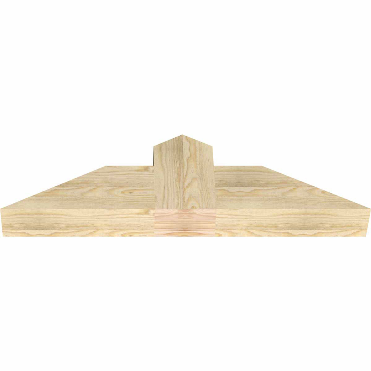 7/12 Pitch Portland Rough Sawn Timber Gable Bracket GBW036X10X0406POR00RDF