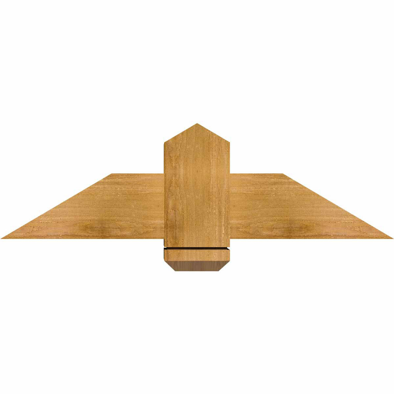 7/12 Pitch Eugene Rough Sawn Timber Gable Bracket GBW036X10X0606EUG00RWR