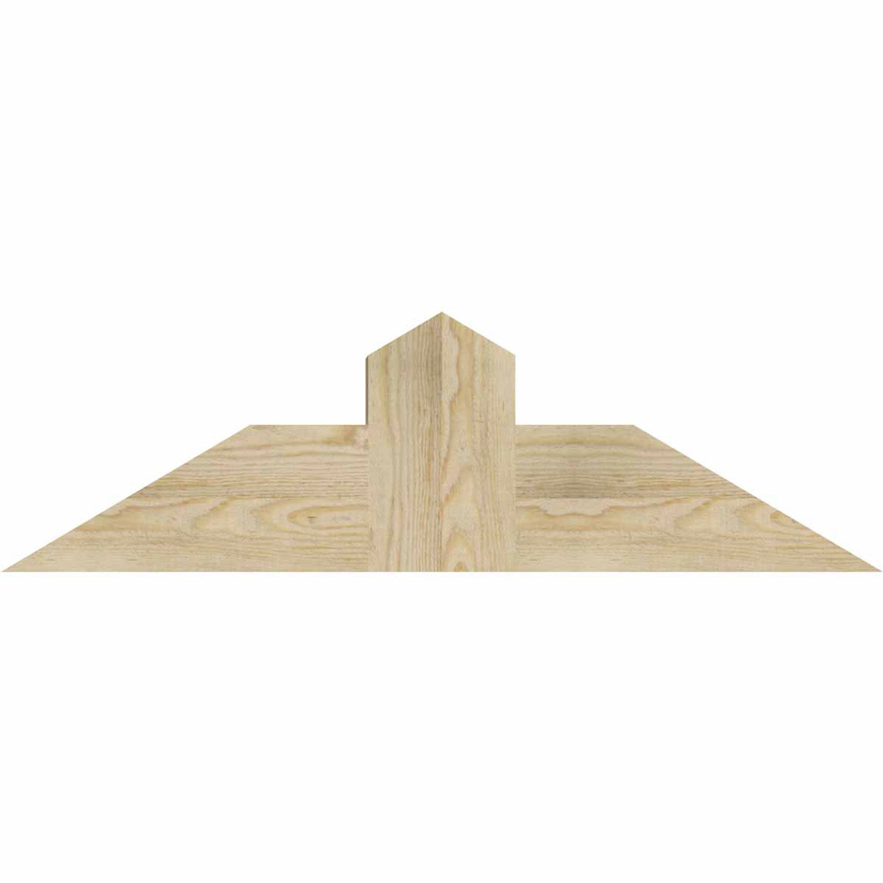 7/12 Pitch Portland Rough Sawn Timber Gable Bracket GBW036X10X0606POR00RDF