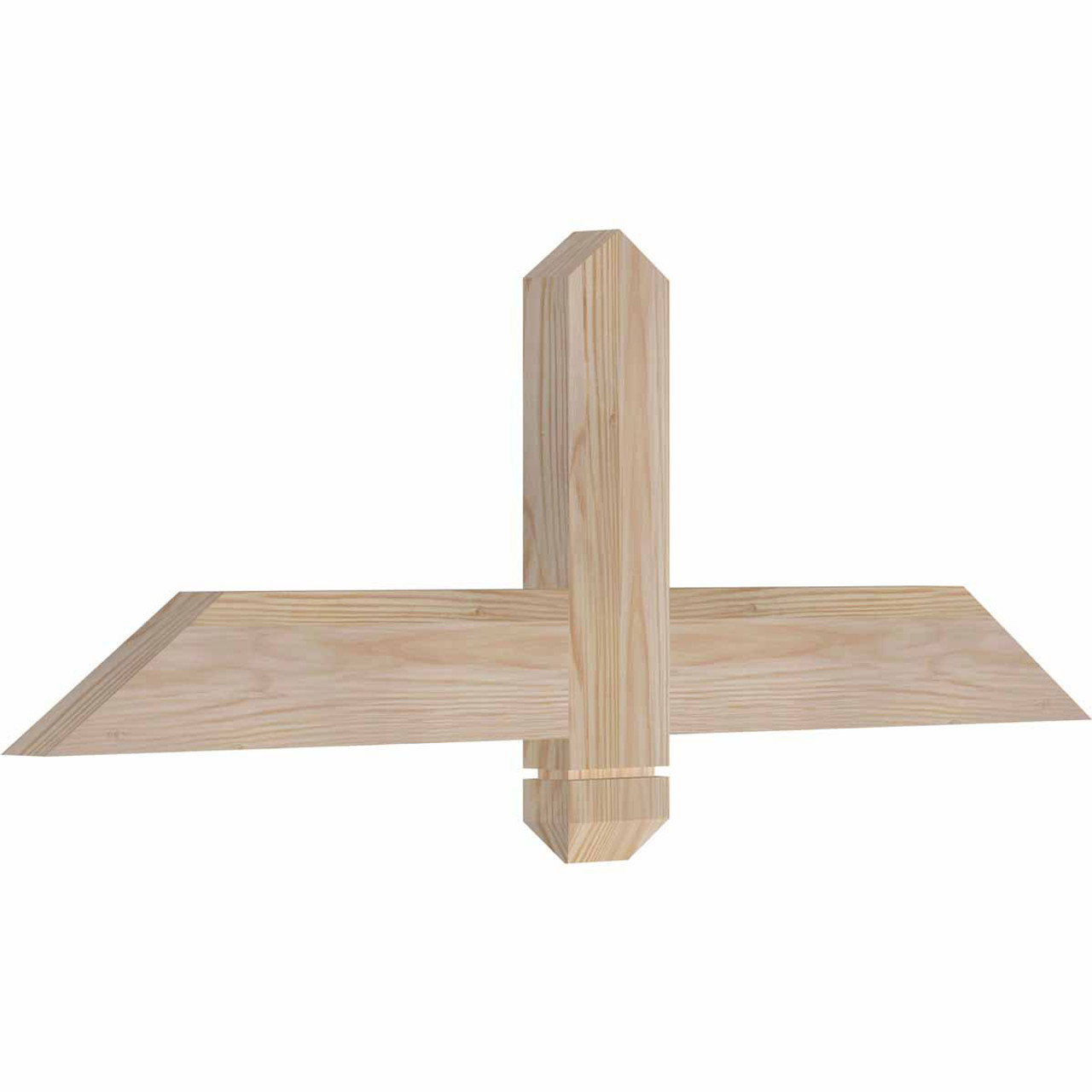 8/12 Pitch Eugene Smooth Timber Gable Bracket GBW036X12X0204EUG00SDF